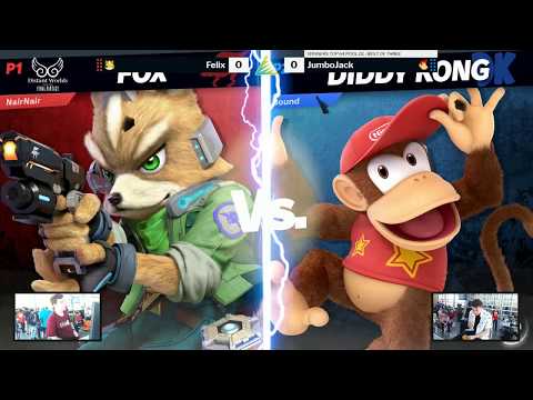 Ascension VII SSBU Top 64 WR1 - Felix (Fox) vs JumboJack (Diddy Kong)
