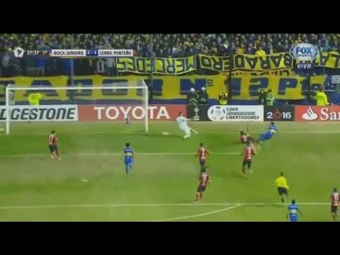 Gol de Cristian Pavon - Boca Juniors 2 Vs 1 Cerro Porteño - Copa LIbertadores