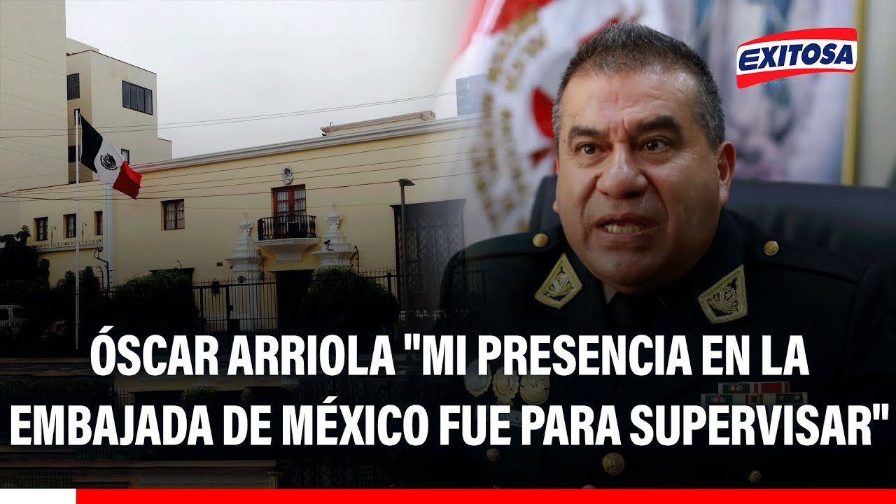 🔴🔵 Óscar Arriola: "Mi presencia en la residencia de la Embajada de México fue para supervisar"