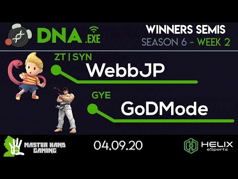 DNA.EXE S6:W2 - ZT | SYN | WebbJP (Lucas) Vs. GYE | GoDMoDe (Ryu, Roy) - W Semifinals