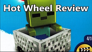 Minecraft Minecart 2017 Hot Wheels Toy Review - The No Swear Gamer