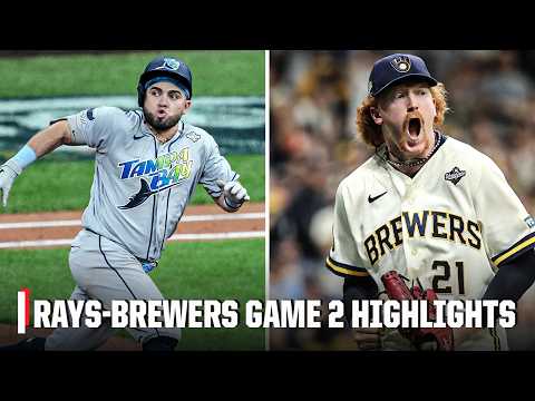 World Series Game 2: Tampa Bay Rays vs. Milwaukee Brewers HIGHLIGHTS | ESPN MLB