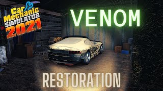ECHOS COBRA tuning restoration - Car Mechanic Simulator 21 gameplay pc 4K