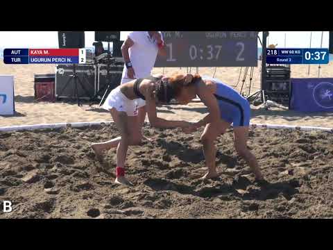 Round 3 Women's BW - 60 kg G1: M. KAYA (AUT) v. N. UGURUN PERCI (TUR)