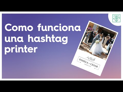 Como funciona una hashtag printer