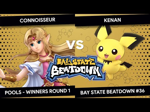 Bay State Beatdown 36 - Connoisseur (Zelda) vs Kenan (Pichu) - Pools - Winners Round 1