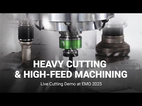 Live Cutting Demo at EMO 2025 | TERA 50V Heavy Cutting & High-Feed Machining