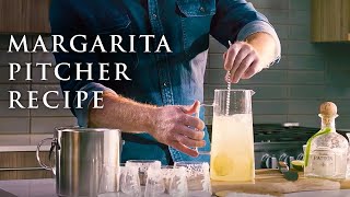 Classic Margarita Pitcher Recipe | Tequila Cocktails | Patrón Tequila