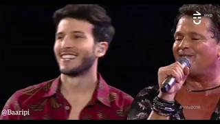 Sebastian Yatra en Festival de Viña Del Mar 2018 cantando "Robarte un Beso" con Carlos Vives