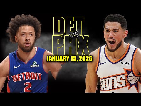 Detroit Pistons vs Phoenix Suns Full Game Highlights - January 15, 2026 | NBA Season