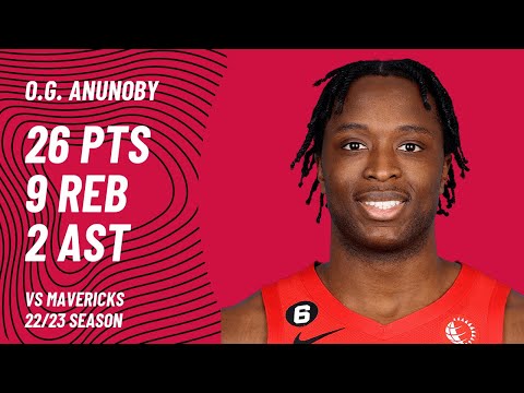 O.G. Anunoby vs Dallas Mavericks | Nov 26, 2022