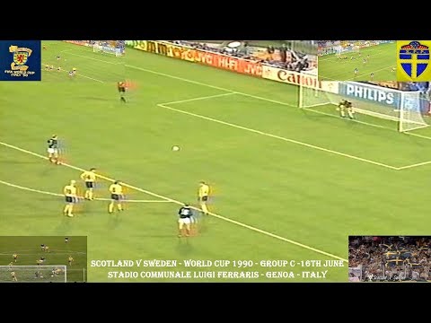 SCOTLAND V SWEDEN-WORLD CUP 199–GROUP C–16TH JUNE–STADIO COMUNALE LUIGI FERRARIS- GENOA–ITALY