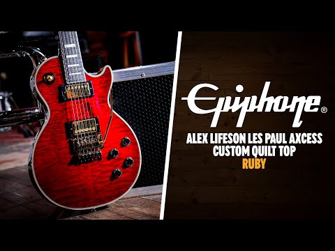 Epiphone Alex Lifeson Signature Les Paul Custom Axcess 2023 - Present - Ruby image 11