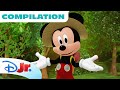 Let S Play Outside Camping Themed Compilation ️ W Mickey Mouse Bluey Spidey More Disneyjr