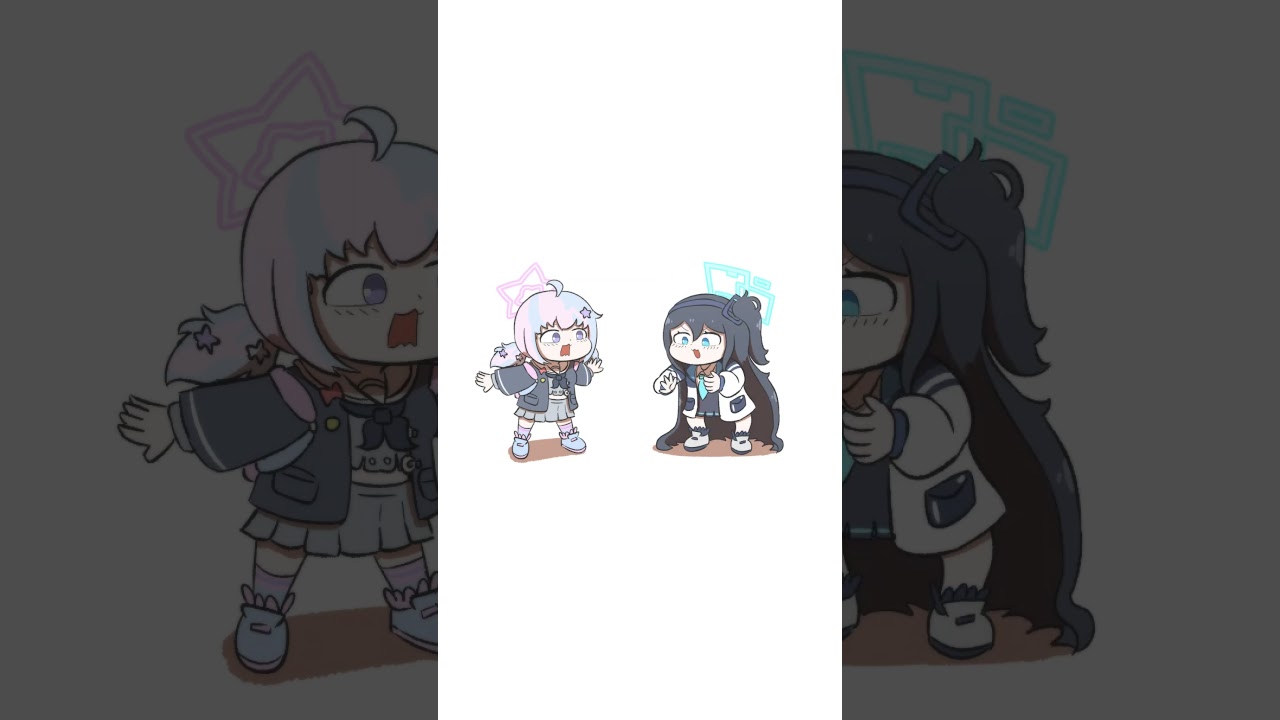 【ブルアカ】会話【手描き/Blue Archive】