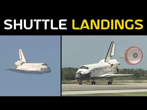 Space Shuttle Landing Compilation