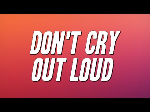 Melissa Manchester - Don't Cry Out Loud (Lyrics)