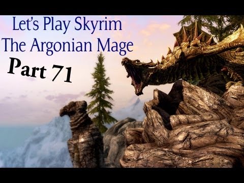 Let's Play Skyrim : The Argonian Mage Part 71, Getting back to Dawnguard & Eep Dragon!