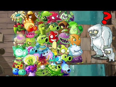 PvZ 2 Random Team Plants Vs Yeti Zombie LEVEL 10 - Which Plant Team Is Best?