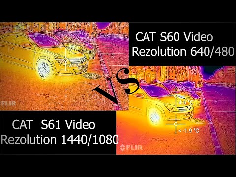 CATERPILLAR Cat S60 vs Cat S61 - FLIR Thermal Imaging Comparison