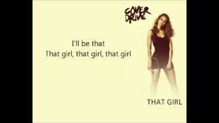 Cover Drive - That Girl + lyrics on screen