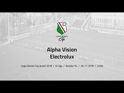 Skrót spotkania Alpha Vision - Electrolux ( Legia Biznes Cup Jesień 2018 )