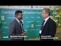 Barathan Pasupathi Interview Central Asia Aviation Summit 6 2024