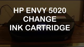 HP Envy 5020 Change Ink Cartridge printer review.