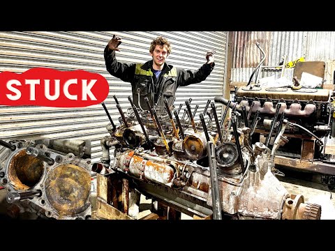 I DISMANTLE A RUSSIAN TANK ENGINE