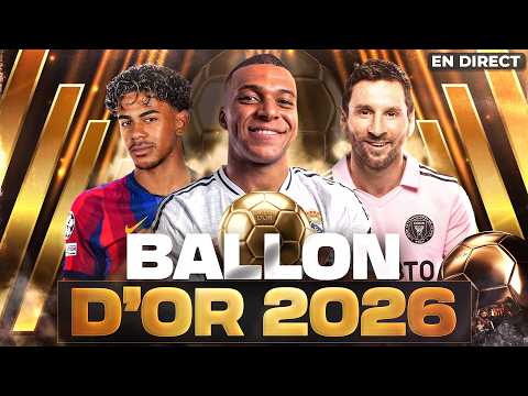🔴 CEREMONIE BALLON D'OR 2026 /🏆HARRY KANE BALLON D'OR 26