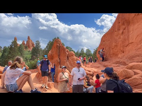 Walking Garden of the Gods in Colorado Springs