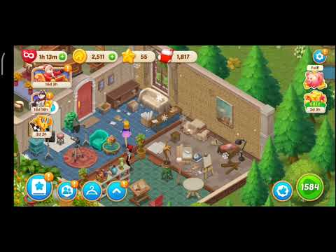 Matchington Mansion Walkthrough - Study and Tree House (Simultaneous Walkthrough) / IOS/Android