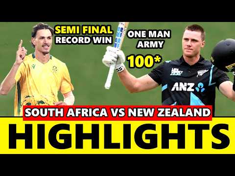 New Zealand vs South Africa Highlights ICC T20 World Cup Match 2026 | NZ VS SA