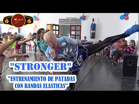 CKB #391 "STRONGER" Entrenamiento de Patadas con Bandas Elásticas CardioKickBoxing