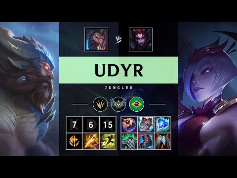 Udyr Jungle vs Elise - BR Challenger Patch 25.20
