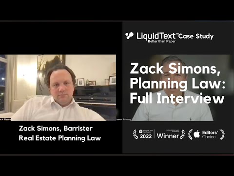 Zack Simons, Barrister, Planning Law - YouTube