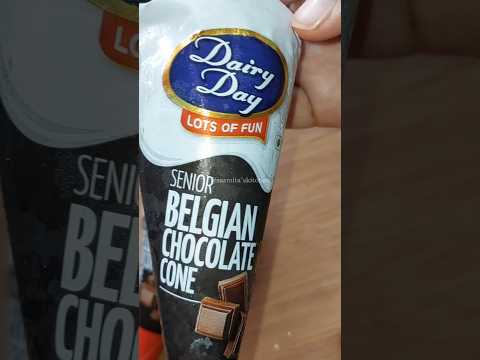 Trying Senior Belgian Chocolate Cone For The First Time 🤤🍦#summertreats