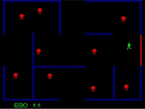 Lukozer Retro Game Review 234 - Berzerk - Arcade Coin-Op