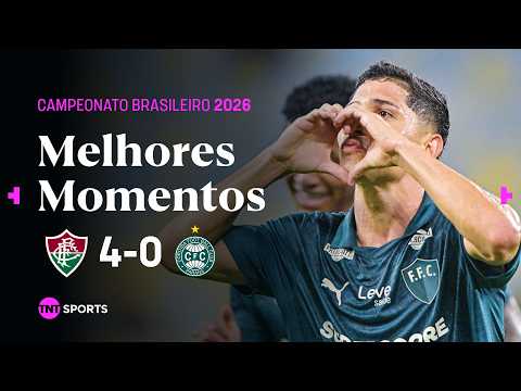 SAVARINO MARCA HAT-TRICK COM GOLAÇO, FLU ATROPELA E SOBE PRA 3º NA TABELA | FLUMINENSE 4X0 CORITIBA