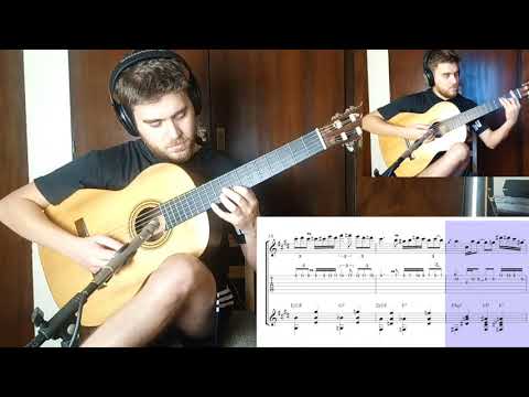 Ausencia (Tango) Versión Roberto Grela - Transcripción p/ Guitarra, partitura y TAB