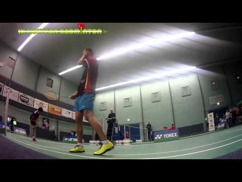 Yonex Dutch junior 2016 MS footwork: Lin Sheng Chieh [TAP]