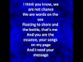 Strongest Flame-Paper Tongues with lyrics 