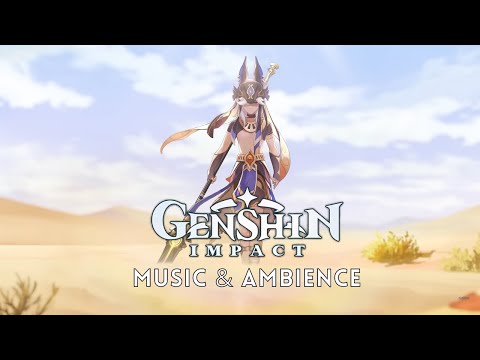 Sumeru Desert Walking Tour | Genshin Impact | Music & Ambience ASMR