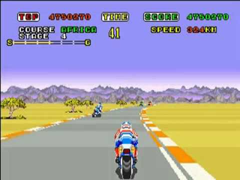 Super Hang-On (Arcade) - Beginner Course Clear