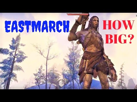 HOW BIG IS THE MAP in ESO Eastmarch? Walk Across the Map