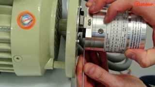 How to mount an ATEX encoder on a geared motor