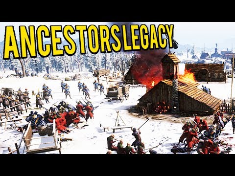 SLAVS AND ANGLO SAXON RAIDING- Ancestors Legacy Multiplayer 2v2  | NEW RTS
