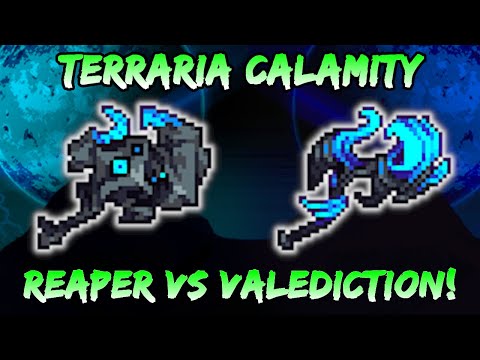 The Reaper vs Valediction! Calamity Rogue Class Setups / Loadouts - Terraria Calamity Mod