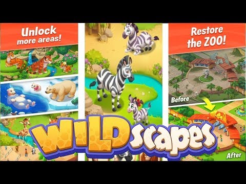 Wildscapes MOD APK Hacked Gameplay | Wildscapes Mega Mod