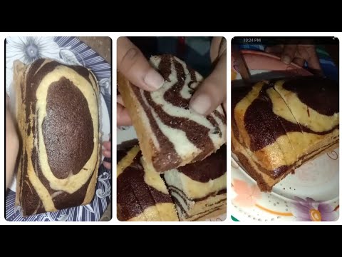 Marble cake recipe || Most easiest recipe ever 😋 || without oven cake recipe